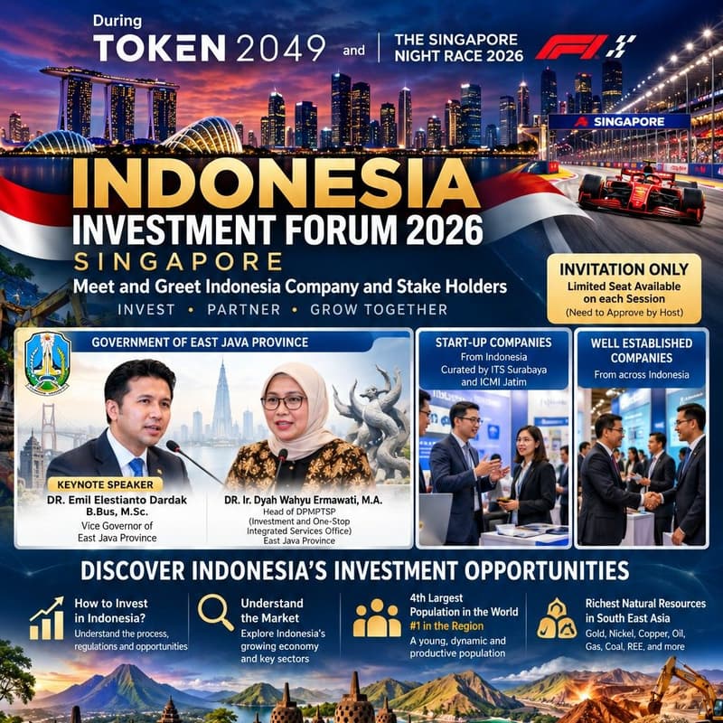 Cover Image for Indonesia Investment Forum 2026 Day 01 - 07 October 2026