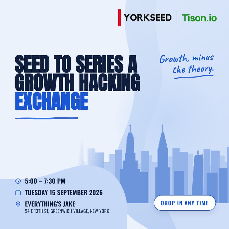 Cover Image for Seed-to-Series-A Growth Hacking Afterwork