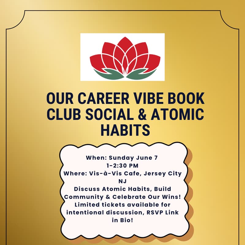 Cover Image for Our Career Vibe: June Book Club Social & Atomic Habits