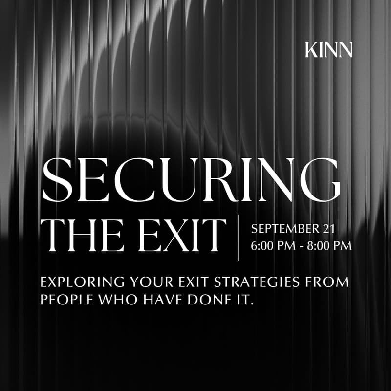 Cover Image for Securing The Exit: Exploring Your Exit Strategies From People Who Have Done It.