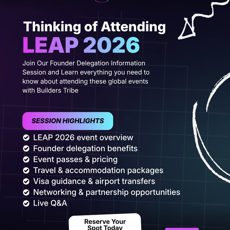 Cover Image for Builders Tribe LEAP Delegation Information Session