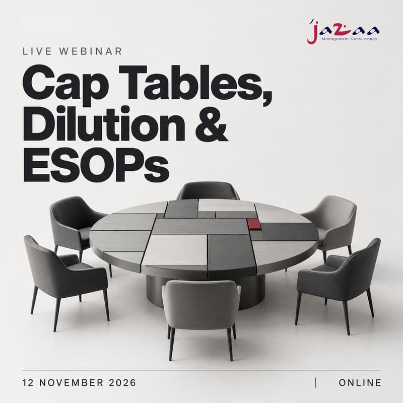 Cover Image for [Webinar] Cap Tables, Dilution and ESOP Planning