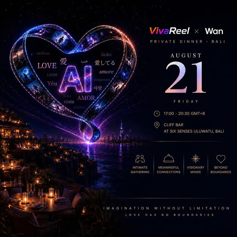 Cover Image for VivaReel × Wan3.0 Private Dinner · Bali