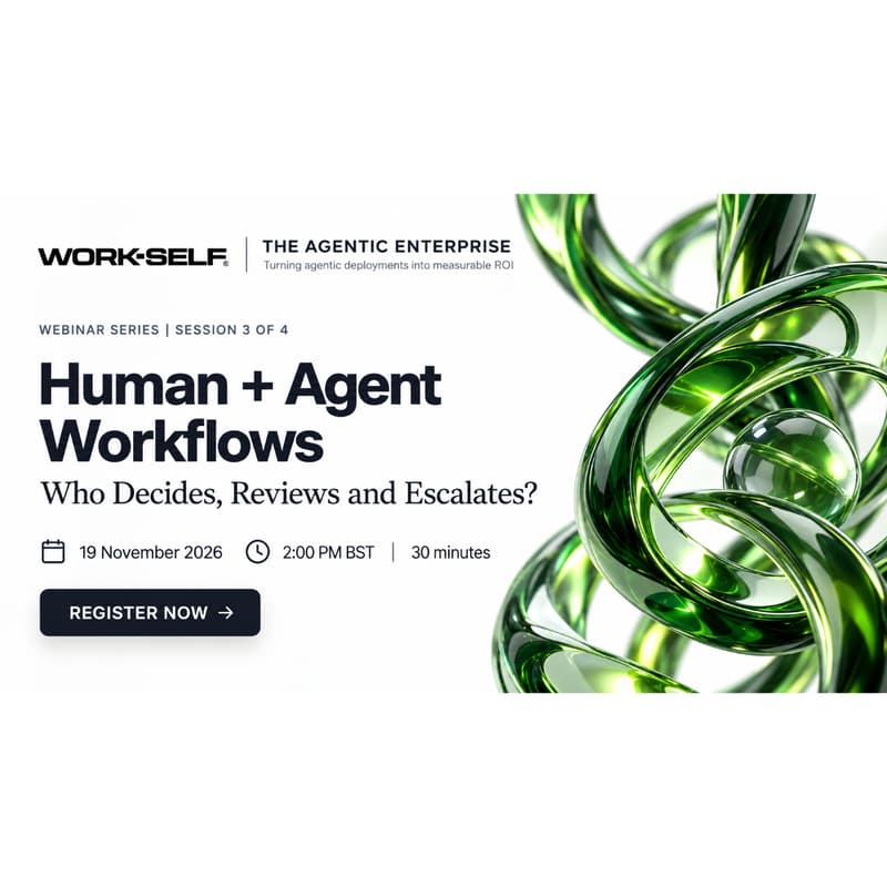 Cover Image for Session 3 — Human + Agent Workflows: Who Decides, Reviews and Escalates?