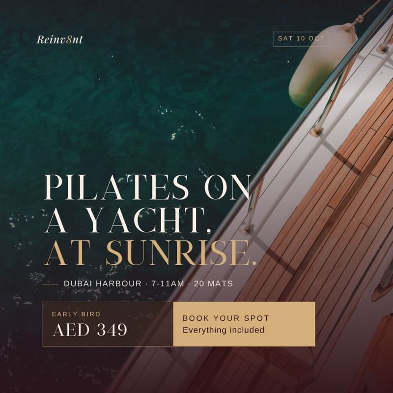 Cover Image for Pilates on a Yacht (Matcha & Morning Cruise)