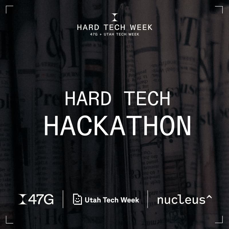 Cover Image for Hard Tech Hackathon Kickoff