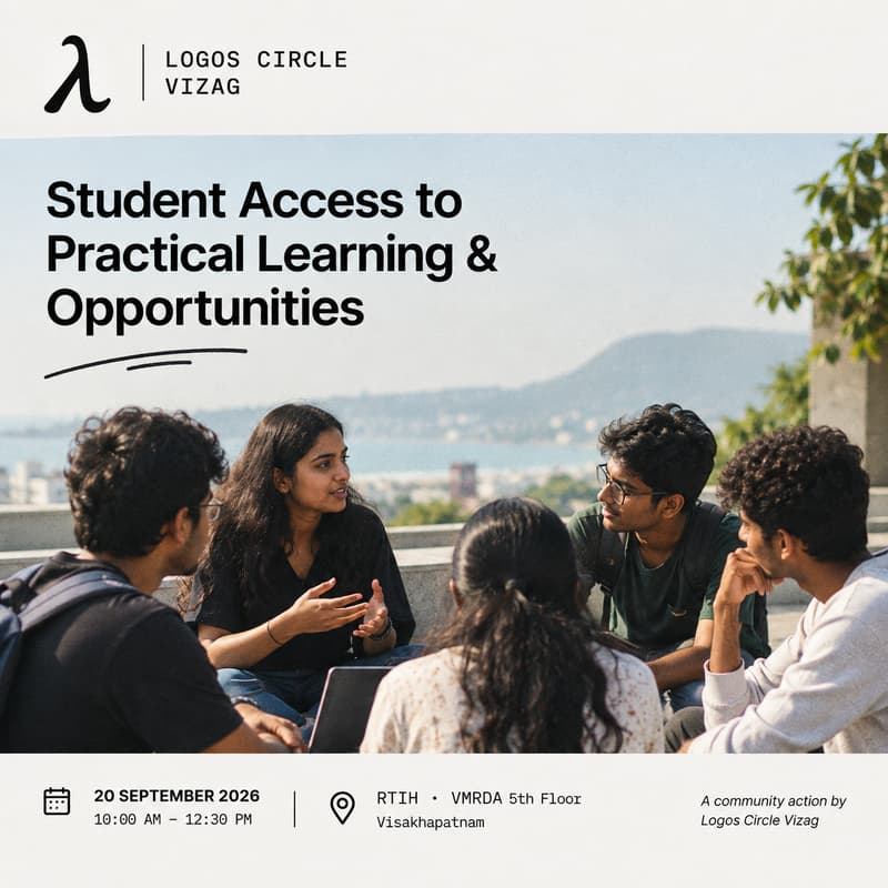 Cover Image for Logos Circle Vizag #4 — Student Access to Practical Learning & Opportunities