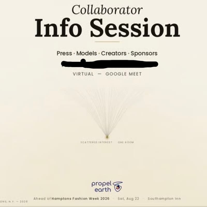 Cover Image for Fashion Week 2026 · Collaborator Info Session