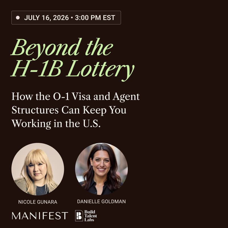Cover Image for Beyond the Lottery: How the O-1 Visa and Agent Structures Can Keep You Working in the U.S.