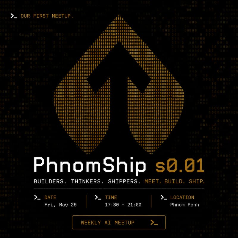 Cover Image for PhnomShip - s0.01 - AI Vibecoding, Building & Shipping Community