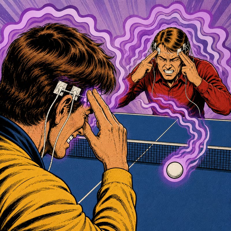 Cover Image for WORLD'S FIRST BRAIN PONG TOURNAMENT