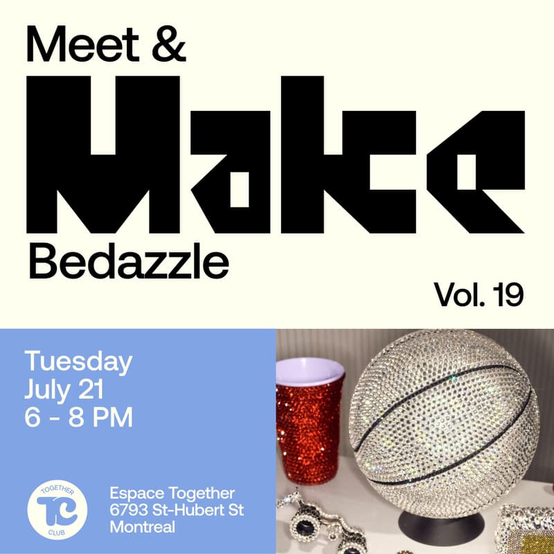 Cover Image for Meet & Make #19 – Bedazzle 💎