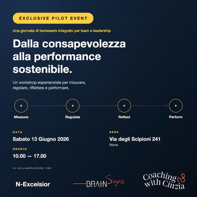 Cover Image for N-Excelsior | Dalla consapevolezza alla performance sostenibile | Roma