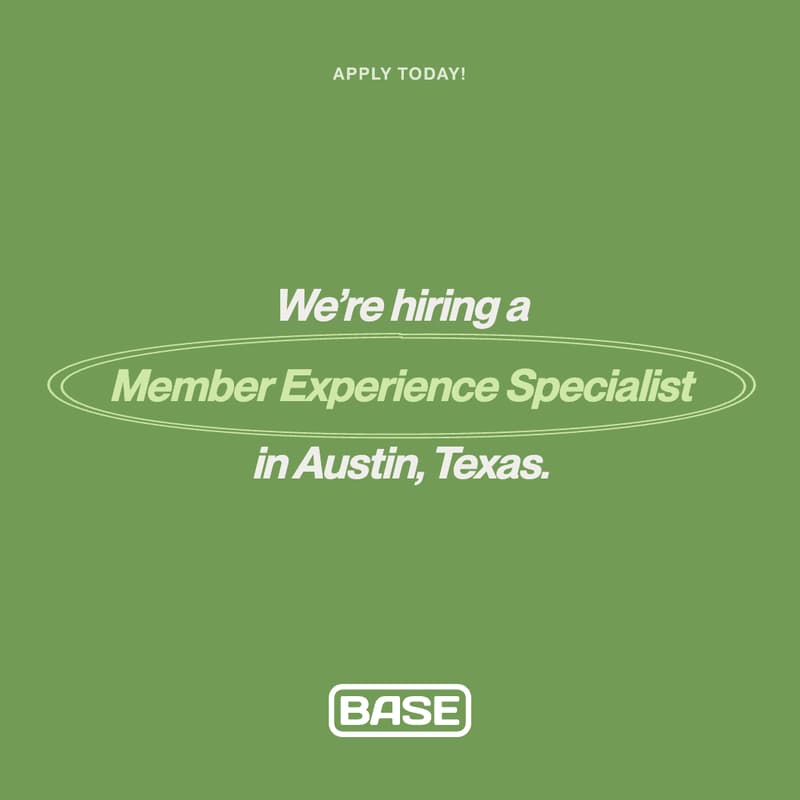 Cover Image for Join the Member Experience Team at Base