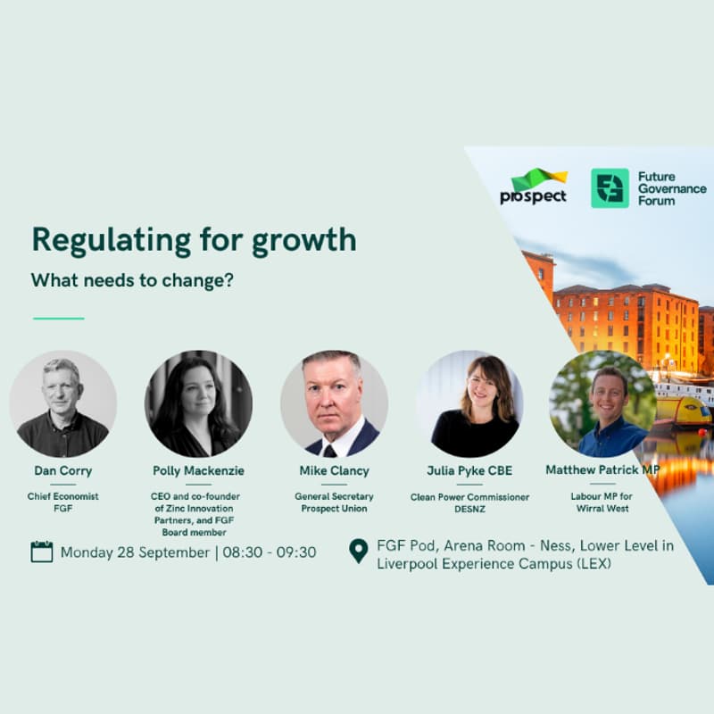 Cover Image for Regulating for growth: What needs to change?