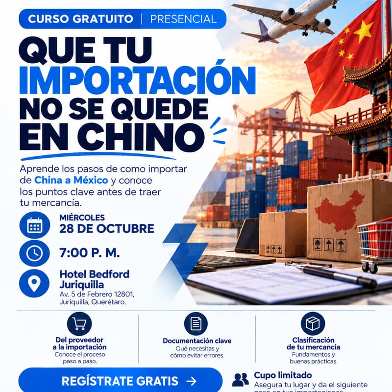 Cover Image for QUE TU IMPORTACIÓN NO SE QUEDE EN CHINO
