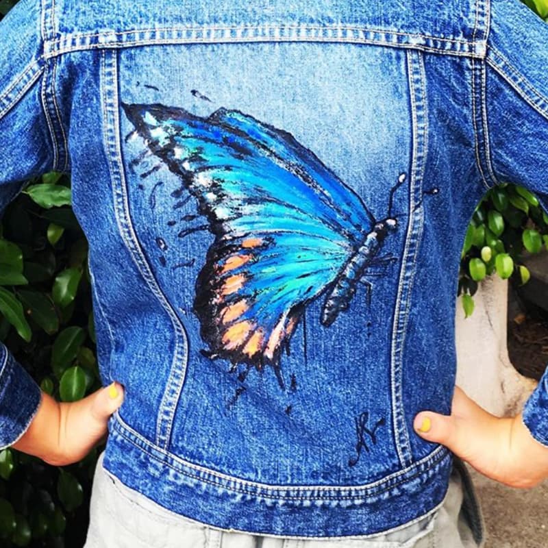 Cover Image for Sip n Paint on Denim/Trench/Blazer