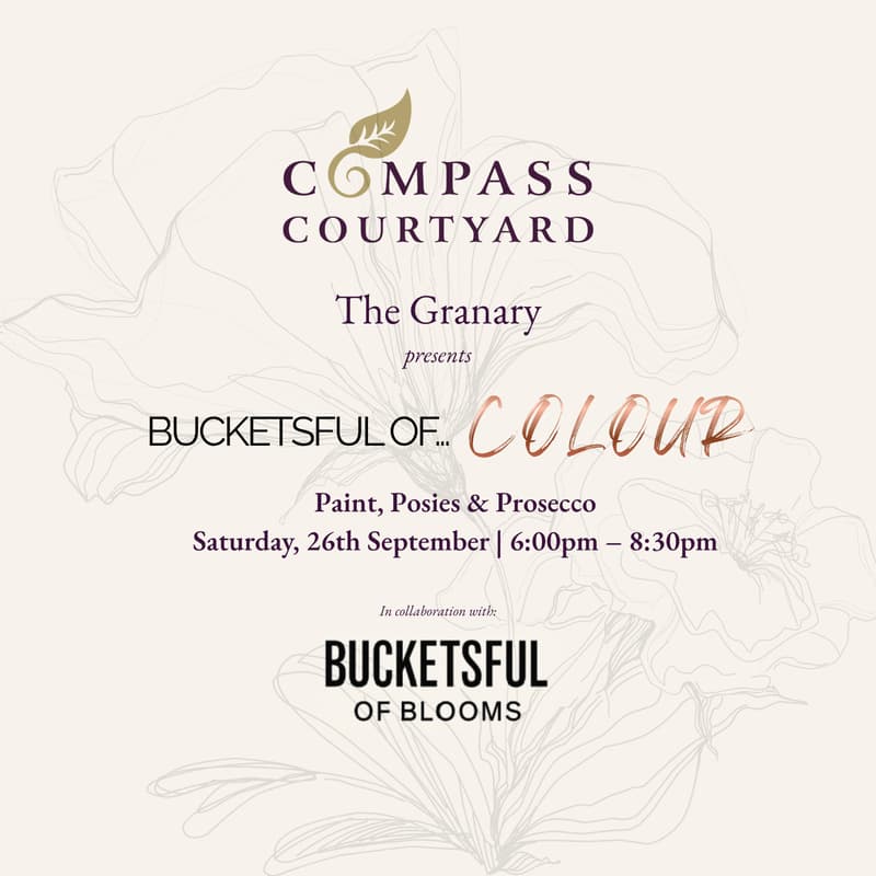Cover Image for Bucketsful of Colour - Paint, Posies & Prosecco