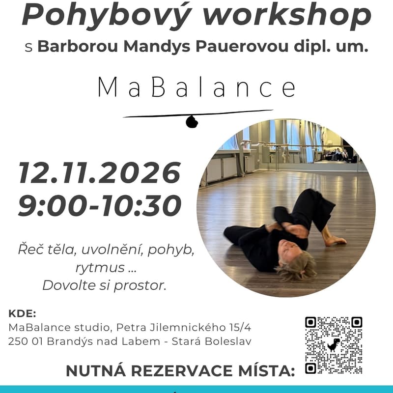 Cover Image for Pohybový workshop s Barborou Mandys