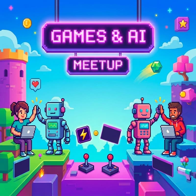 Cover Image for Games & AI Meetup / Co-hosted by AWS