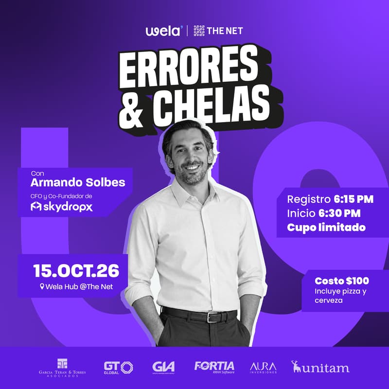Cover Image for Errores y Chelas con Armando Solbes | 2da Edición