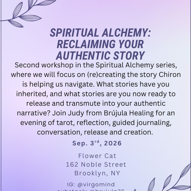 Cover Image for Spiritual Alchemy: Reclaiming your Authentic story.