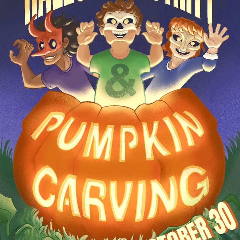Cover Image for Halloween Party & Pumpkin Carving