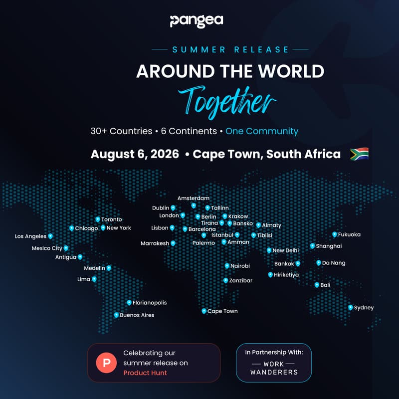Cover Image for 🇿🇦 Cape Town (South Africa) - Pangea Product Hunt Launch