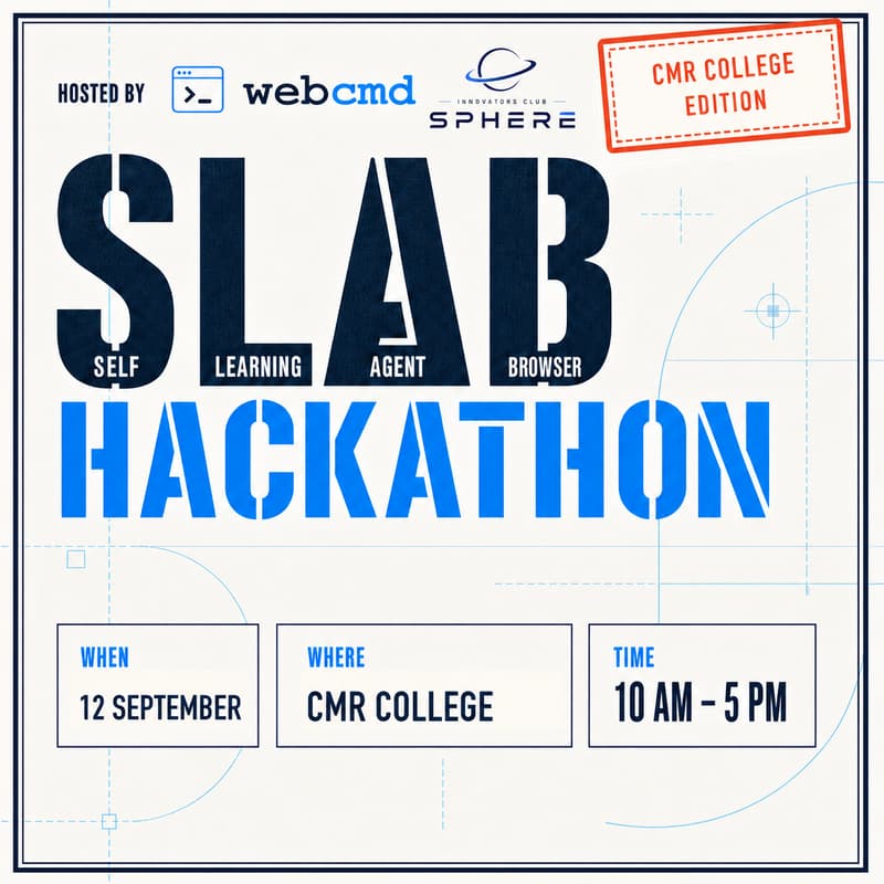 Cover Image for SLAB HACKATHON CMR College Edition