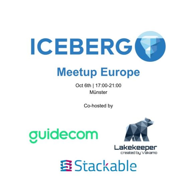 Cover Image for Apache Iceberg™ Europe Community Meetup - October 2026 Munster Edition