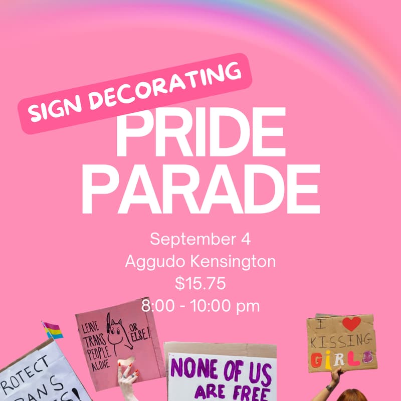 Cover Image for PRIDE PARADE SIGN DECORATING! 🌈🏳️‍⚧️🏳️‍🌈