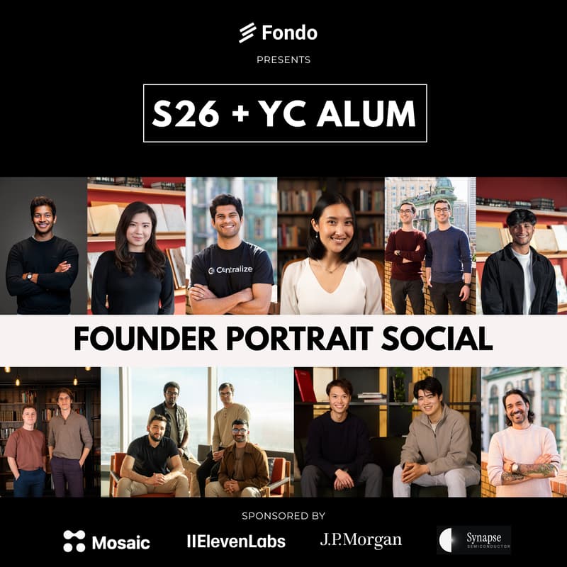 Cover Image for S26 + Alumni Founder Portrait Social