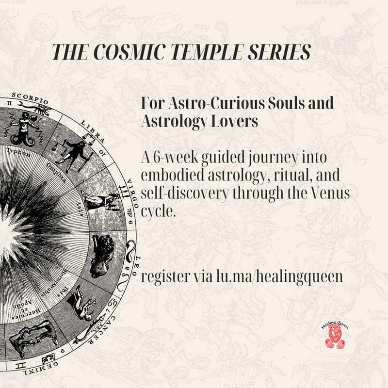 Cover Image for THE COSMIC TEMPLE - A 6-Week Journey into Astrology as Sacred Relationship