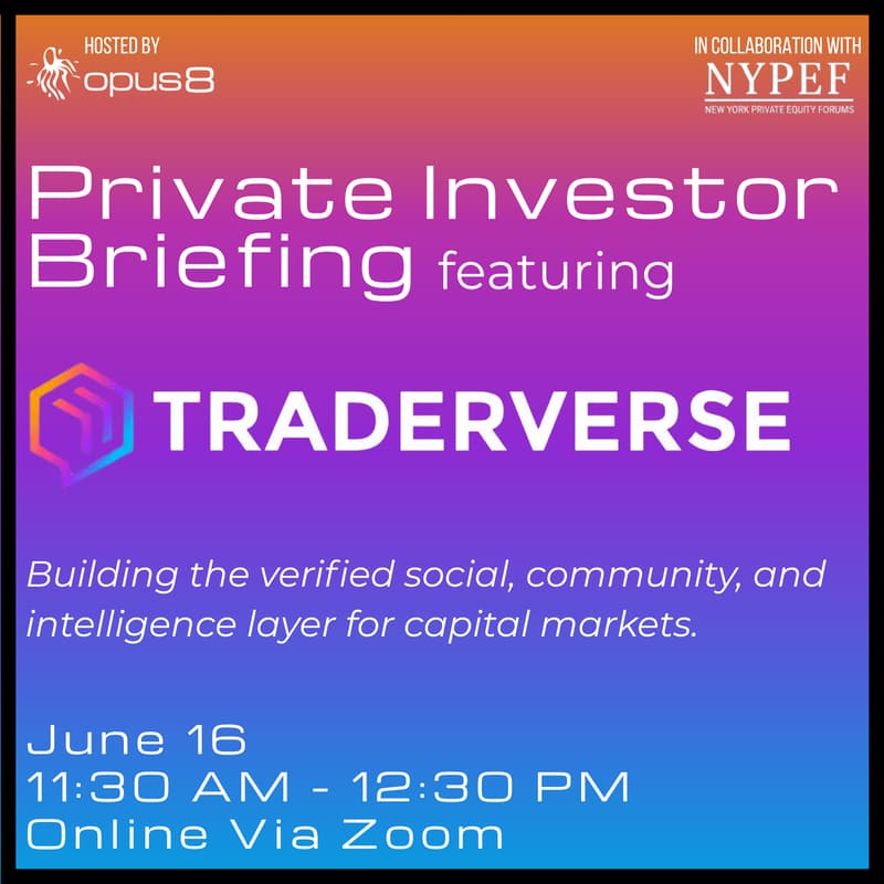 Cover Image for Traderverse Private Investor Briefing - Virtual