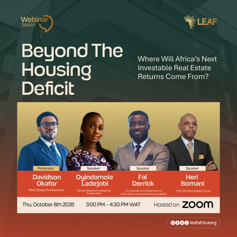Cover Image for Beyond the Housing Deficit: Where Will Africa’s Next Investable Real Estate Returns Come From?