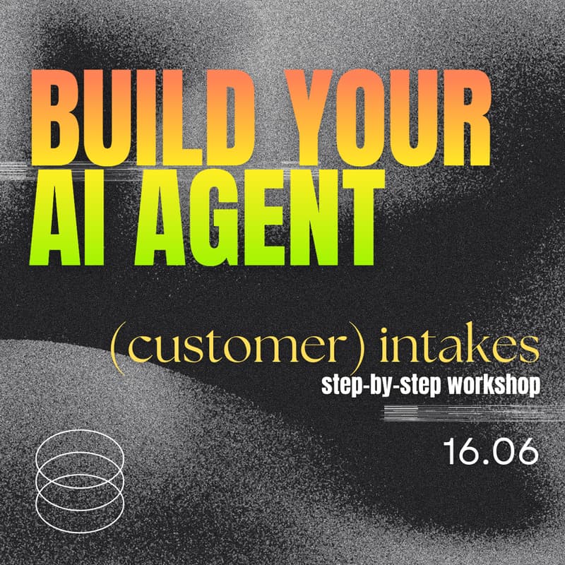 Cover Image for Build your AI Agent for (customer) intakes - hands on workshop with n8n