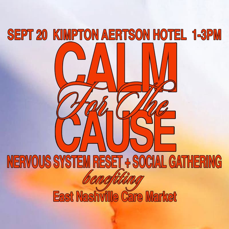 Cover Image for Calm For The Cause: A Charity Wellness Event