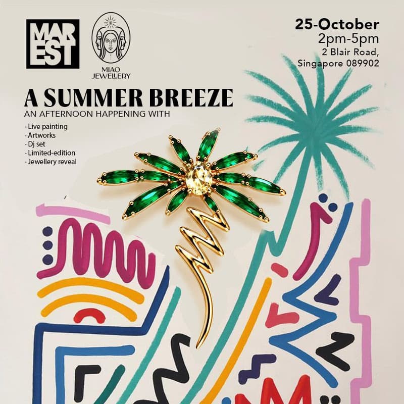 Cover Image for A SUMMER BREEZE: An Afternoon of Art, Jewellery & Music