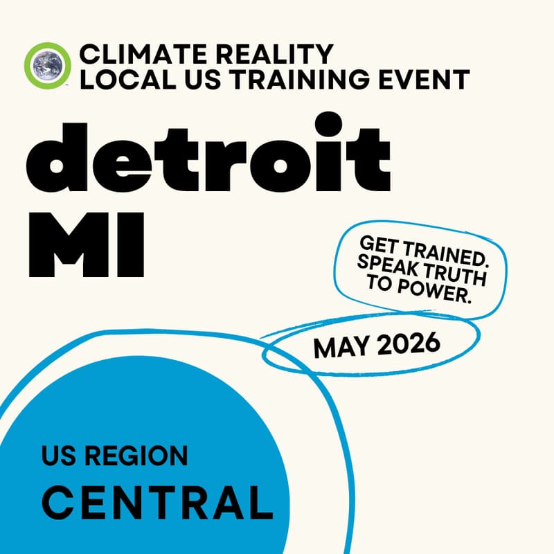 Cover Image for Detroit, MI - Climate Reality Local Training Event
