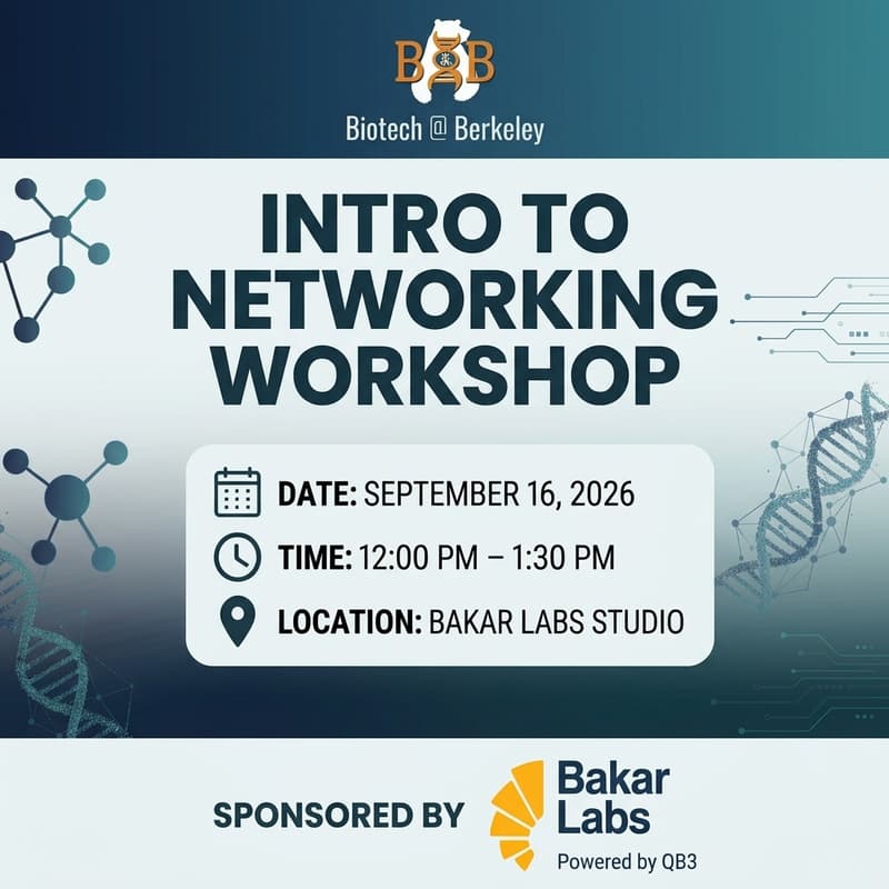 Cover Image for Biotech @Berkeley - Intro to Networking Workshop