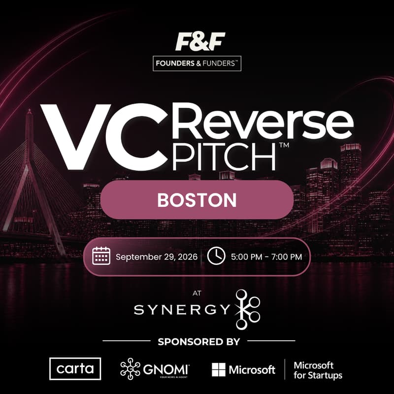 Cover Image for Founders & Funders: BOS VC Reverse Pitch