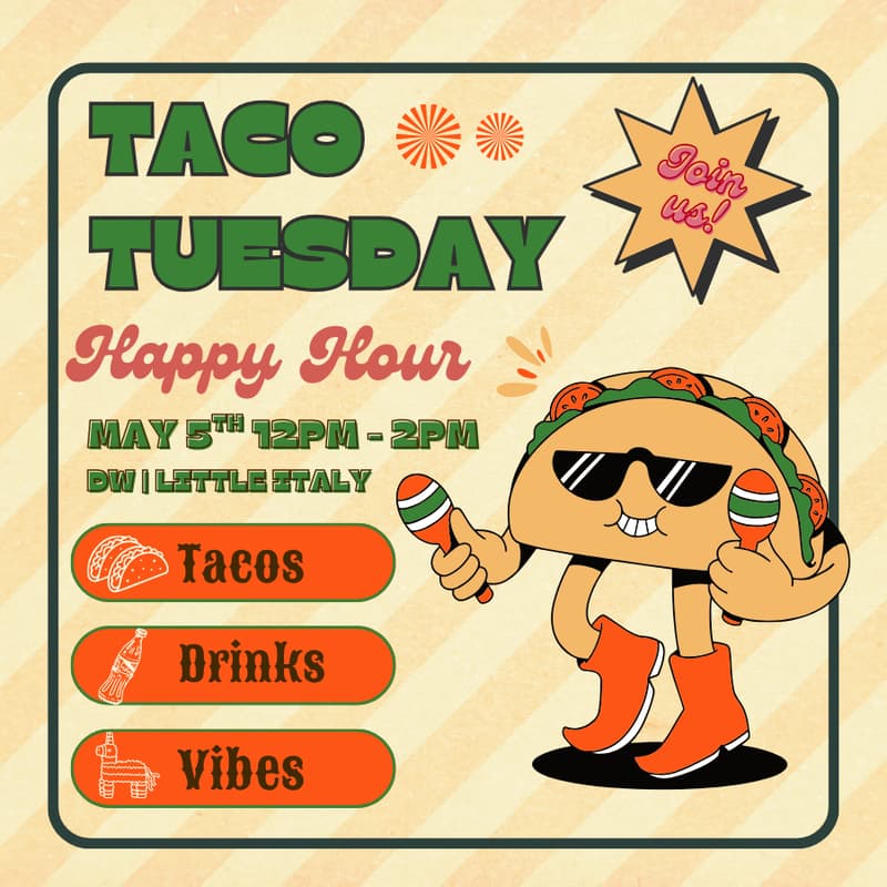 Cover Image for Taco Tuesday Happy Hour