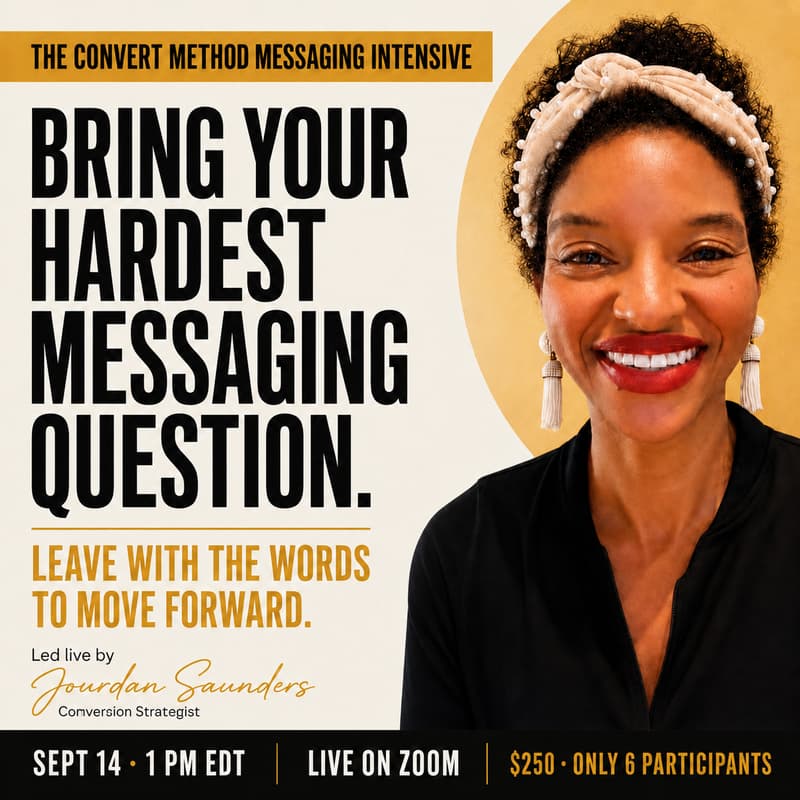Cover Image for The Convert Method Messaging Intensive