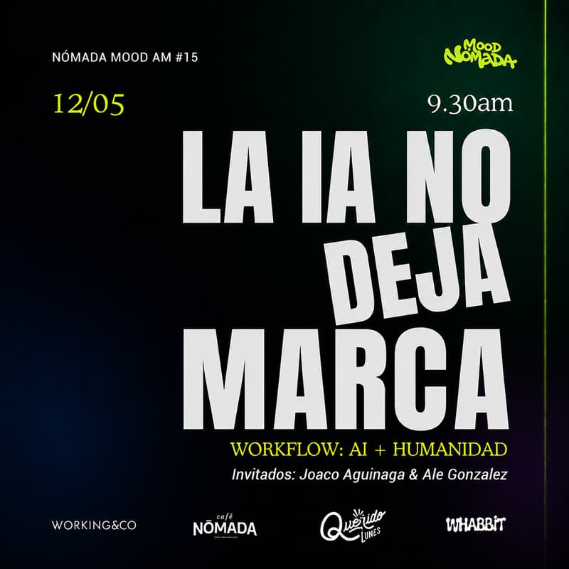Cover Image for Nómada Mood AM #15 - LA IA NO DEJA MARCA