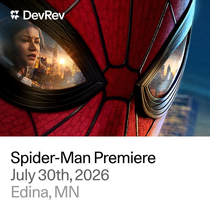 Cover Image for DevRev Presents: A Spider-Man Premiere Night