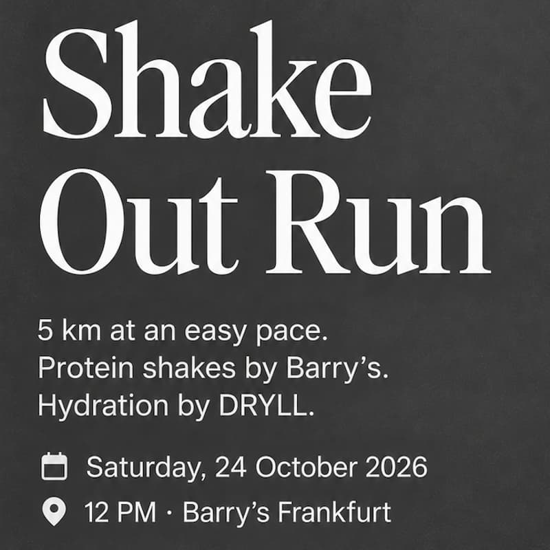 Cover Image for Shake Out Run | CNDO x Barrys x Dryll