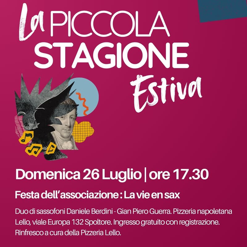 Cover Image for Festa dell'associazione: La vie en sax