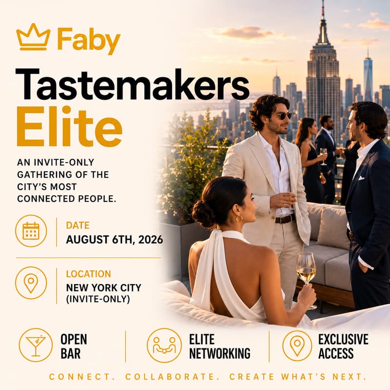 Cover Image for Faby Tastemakers Elite: NYC Founding Hosts Launch Party