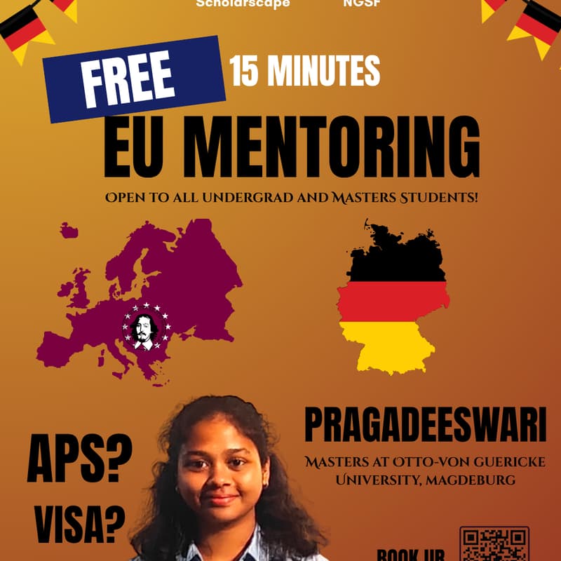 Cover Image for Free EU Mentoring - 15 minutes