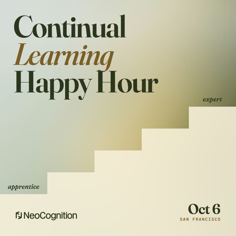 Cover Image for Continual Learning Happy Hour by NeoCognition